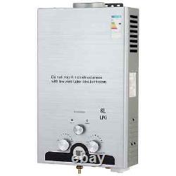 CO-Z 8L 13.6kw Instant Hot Water Heater Gas Boiler LPG Water Boiler Tankless