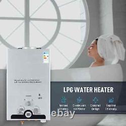 CO-Z 8L Instant Hot Water Heater 13.6kw Gas Boiler Tankless LPG Water Boiler