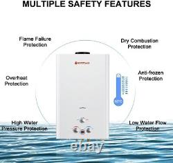 Camplux 32kW 16L Tankless Instant Gas Hot Water Heater CampingShower LPG Propane
