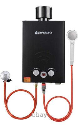 Camplux AY132B 5L Portable Tankless Gas Water Heater, Use For Outdoor Shower