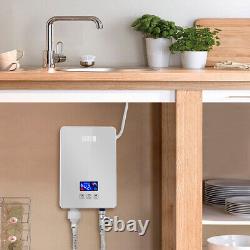 Compact Instant Electric Tankless Hot Water Heater Under Kitchen Bathroom Sink