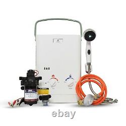 Eccotemp CEL5 Portable Tankless Water Heater withEccoFlo Pump and Strainer, 30mbar