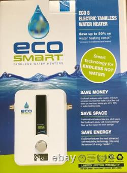 EcoSmart 220V 8.0 KW Electric Tankless Water Heater-7.3KW TANKLSS H20 Heater