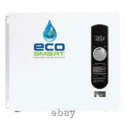 EcoSmart 36KW Electric Tankless Water Heater Self Modulating 6GPM Wall Mountable
