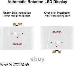 Electric Instant Water Heater Instantaneous Over / Under Sink Heater Tankless