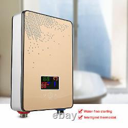Electric Instant Water Heaters 6500W Thermostatic Tankless Water Heater Fast Hot