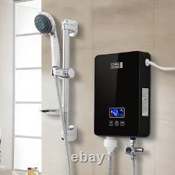 Electric Tankless Hot Water Heater Set Camping Caravan Bathroom Instant Shower