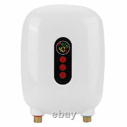Electric Tankless Instant Fast Heating Water Heater Bathroom Shower Tap Kitchen