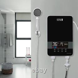 Electric Tankless Instant Hot Water Heater Digital Touch Panel Kitchen Bathroom