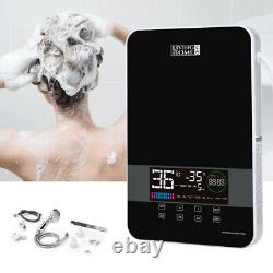 Electric Tankless Instant Hot Water Heater Digital Touch Panel Kitchen Bathroom
