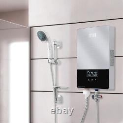 Electric Tankless Instant Hot Water Heaters 10kw Bathing Shower Boiler Bathroom
