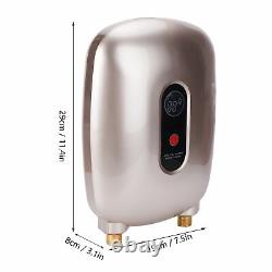 Electric Water Heater Instant Water Heating Tankless Heater Temperature Control