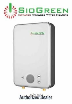 Electric Water Heater Tankless SioGreen IR-288POU 220 v 2.1 GPM Best US Seller