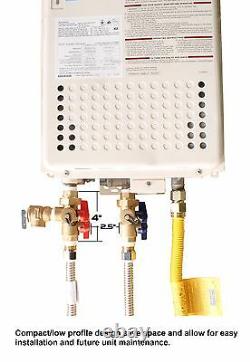 Gas Tankless Water Heater Installation Complete Kit TKLS-CK