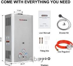 Gas Water Heater 12L Outdoor LPG, Portable Tankless Camping Horse RRP £289.99