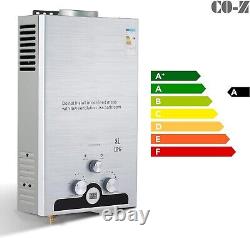 Gas Water Heater, 8L LPG Water Heater with Winter & Summer Modes