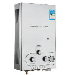 Hot Water Heater 12L Tankless Instant Boiler Propane Gas LPG With Shower Head