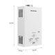 Instant Gas Hot Water Heater 8/10l Tankless Gas Boiler Lpg Propane Camp Shower