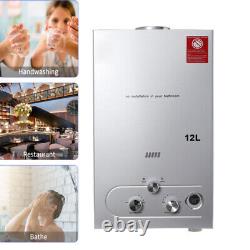 Instant Gas Hot Water Heater Tankless Gas Boiler 12L LPG Propane Shower UK