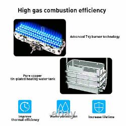 Instant Hot Water Heater 10L 20KW Tankless Gas Boiler LPG Propane LED Display