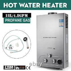 Instant Hot Water Heater 18L 36kw Tankless Gas Boiler LPG Propane