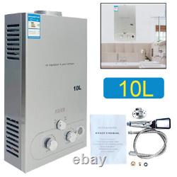 Instant LPG Propane Gas Hot Water Heater 10L 2.6GPM Tankless Gas Boiler UK