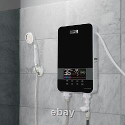 LCD Digital 220V Electric Tankless Water Heater Hot Instant Bath Washing Shower