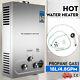Lpg Hot Water Heater 18l Propane Gas Boiler Tankless 36kw Shower Head Kit 4.8gpm