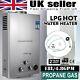 Large 18l Gas Tankless Instant Lpg Propane Hot Water Heater Boiler Withshower Kit