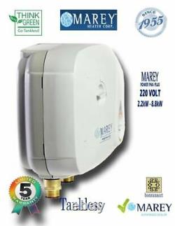 Marey Electric POU Tankless Water Heater PP220 2.5GPM 220V Refurbished US Seller