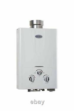 Marey GA10LP Propane Gas Tankless Water Heater Liquid 10L 3.1 GPM Compact White