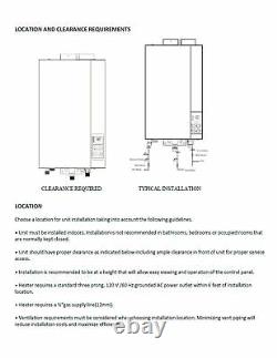 Marey GA14CSALP 3.7 GPM Propane Tankless Water Heater CSA Approved US Canada