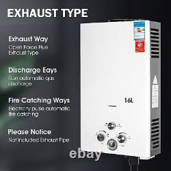 OYAJI 16L Instant Gas Hot Water Heater Tankless Gas Boiler LPG Propane