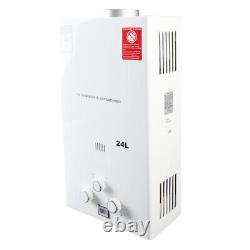 Portable 24L LPG Propane Gas Tankless Instant Hot Water Heater with Shower Kit