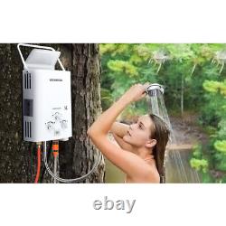 Portable 5L Tankless LPG Propane Gas Hot Water Heater Instant Camping Shower Kit