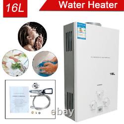 Portable LPG Propane Gas Hot Water Heater 16L Tankless Instant Indoor Outdoor RV