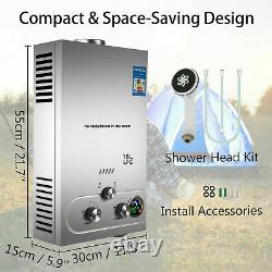 Portable Propane LPG Hot Water Heater Tankless Instant Boiler with Shower Kits