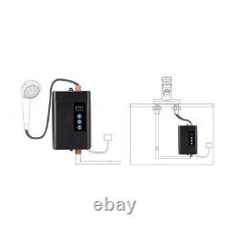 Real Time Chip Monitoring Electric Water Heater 4000W Tankless Bathroom Boiler