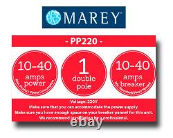 Refurbished Marey Electric POU Tankless Water Heater PP220 2.5GPM 220V 40 AMP