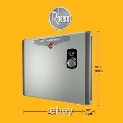 Rheem Electric Tankless Water Heater 36kw Self-Modulating 6gpm Instant Hot Water