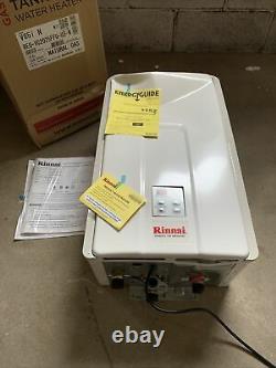 Rinnai Indoor Tankless Hot Water Heater V65iN Natural Gas 6.3 GPM White S-11
