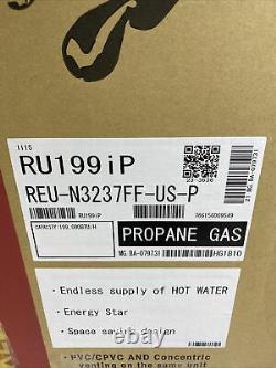 Rinnai RU199iP Indoor Tankless Water Heater Propane Gas 199k (S-13 #526)