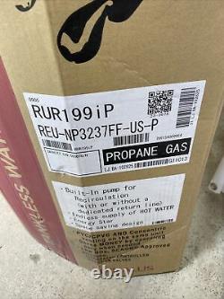 Rinnai RUR199iP Tankless Water Heater Propane Gas REU-NP3237FF-US-P GI1C13 Q-32