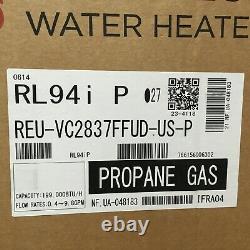 Rinnai Tankless Water Heater RL94iP, Propane Gas, Non Condensing 9.4 GPM