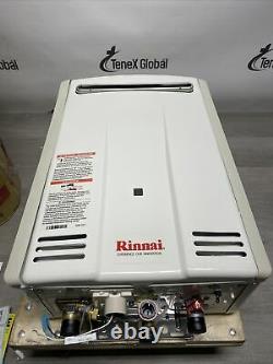 Rinnai V53DeN Outdoor Tankless Water Heater Natural Gas 120,000 BTU (Y-29 #680)