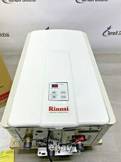 Rinnai V65iN Indoor Tankless Water Heater Natural Gas 150k BTU (S-2 #575)