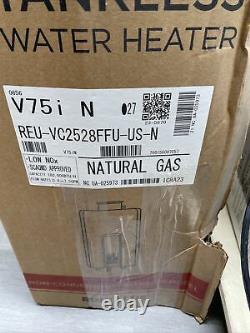 Rinnai V75iN Indoor Tankless Water Heater Natural Gas 180k BTU (S-4 #696)