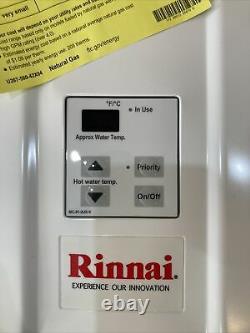 Rinnai V75iN Indoor Tankless Water Heater Natural Gas 180k BTU (Scratch & Dent)