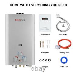 THERMOMATE 12L Instant Gas Hot Water Heater 37mbar Tankless Boiler LPG Outdoor