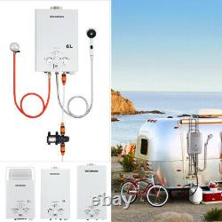Tankless Gas Water Heater Portable LPG Propane Instant Hot Water Boiler Outdoor